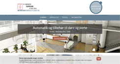 Desktop Screenshot of nordiskdorautomatik.com